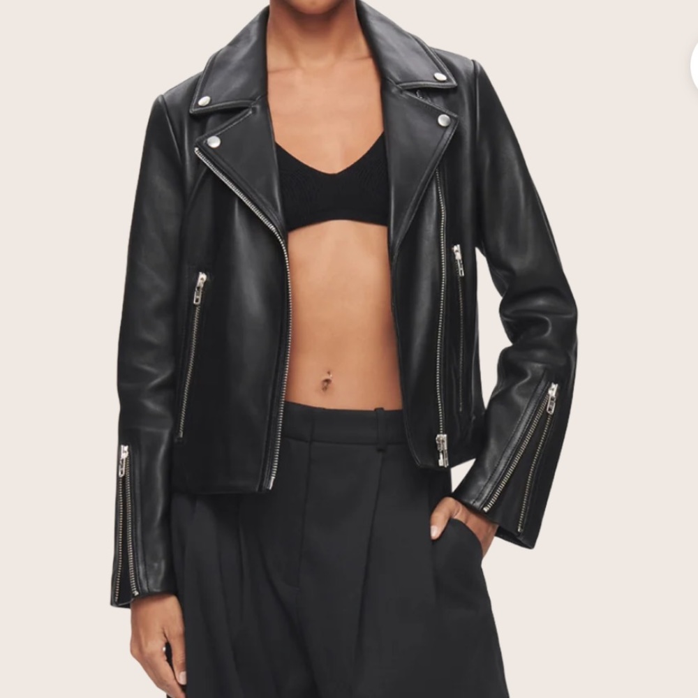 Like New! DSTLD Leather Biker Jacket